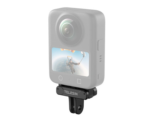 Магнитный адаптер TELESIN с двумя захватами для DJI OSMO Action 3, 4, 5 Pro, OSMO360 (код S7-JBK-23-TDJ)