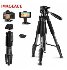 Штатив IMAGEACE 1881 для фотоапаратів, камер, телефонів + кріплення для телефона та сумкою