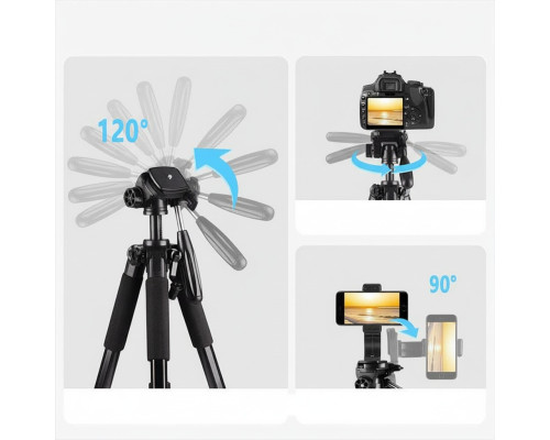 Штатив IMAGEACE 1881 для фотоаппаратов, камер, телефонов + крепление для телефона и сумкой