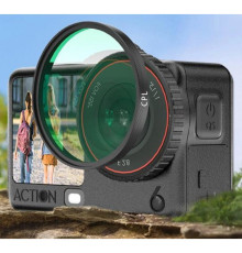 Професійний CPL поляризаційний світлофільтр об'єктива для DJI OSMO Action 6