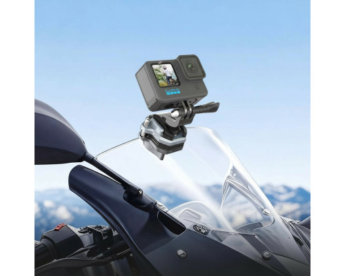 Крепление на ветровое стекло мотоцикла / скутера для экшн-камер Xiaomi YI, SJCam, GoPRO, DJI, Insta360