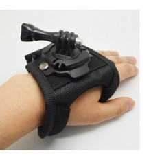 Кріплення на кисть руки (типу рукавичка) для екшн камер Xiaomi, SJCam, GoPRO (код № XTGP134L)