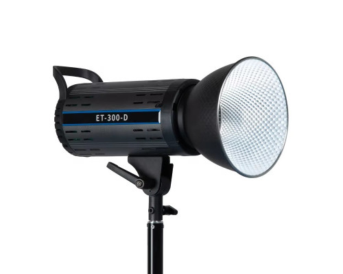 Постоянный студийный LED свет. видеосвет ZSYB ET-300D 300W, 5600K (монохром) + пульт ДУ — для фото и съемки, Bowens