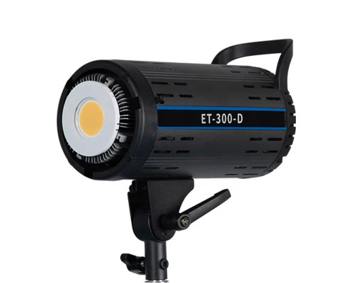 Постоянный студийный LED свет. видеосвет ZSYB ET-300D 300W, 5600K (монохром) + пульт ДУ — для фото и съемки, Bowens
