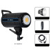 Постоянный студийный LED свет. видеосвет ZSYB ET-300D 300W, 5600K (монохром) + пульт ДУ — для фото и съемки, Bowens
