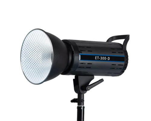 Постоянный студийный LED свет. видеосвет ZSYB ET-300D 300W, 5600K (монохром) + пульт ДУ — для фото и съемки, Bowens