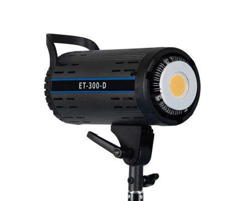 Постоянный студийный LED свет. видеосвет ZSYB ET-300D 300W, 5600K (монохром) + пульт ДУ — для фото и съемки, Bowens