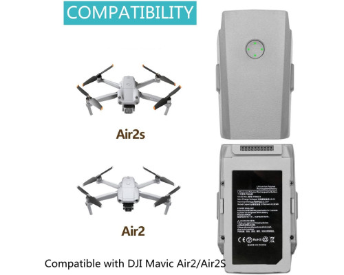 Аккумулятор для DJI Mavic Air 2 и DJI Mavic Air 2S - аналог  - 3750mAh