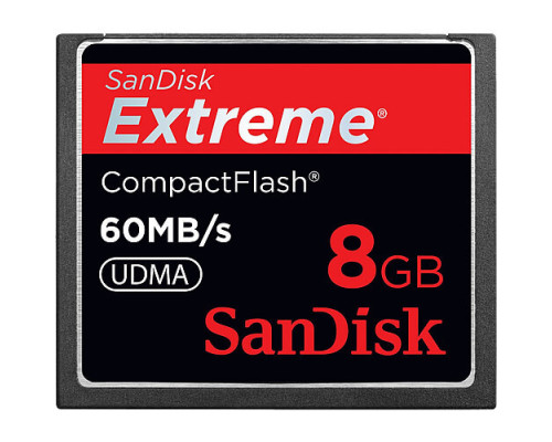 Карта памяти Sandisk Extreme Compact Flash CF 8 GB (60 mb/s)