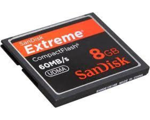 Карта памяти Sandisk Extreme Compact Flash CF 8 GB (60 mb/s)