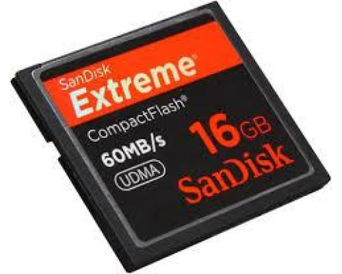 Карта памяти Sandisk Extreme Compact Flash CF 16 GB (60 mb/s)