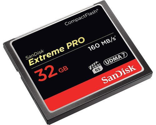 Карта памяти Sandisk Extreme Pro Compact Flash CF 32 GB (160 mb/s)  (UDMA 7)