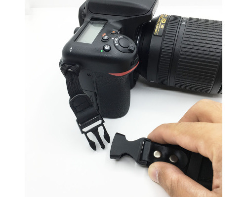 Неопреновый кистевой ремень для фотоаппаратов Sony с быстросъемным креплением - оранжевый