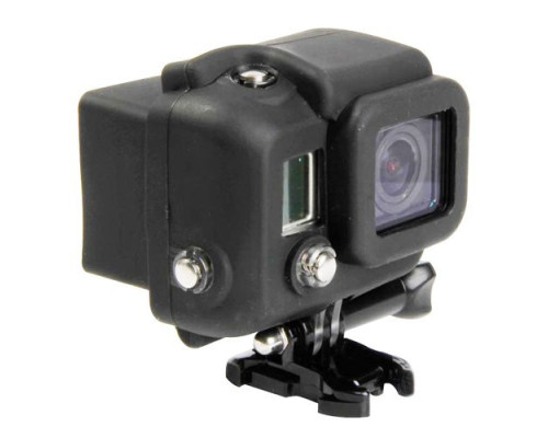 Силіконовий чохол Box Case для екшн-камери GoPro Hero 3, 3+, 4, 4+ - чорний (код XTGP99)