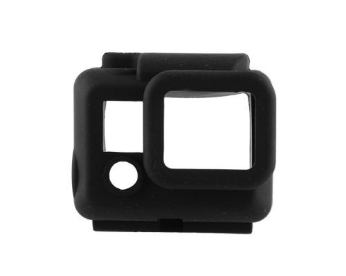 Силіконовий чохол Box Case для екшн-камери GoPro Hero 3, 3+, 4, 4+ - чорний (код XTGP99)
