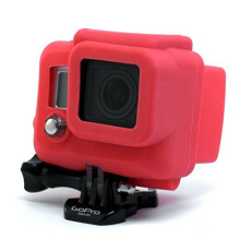 Силіконовий чохол, ніжки для боксерської екшн камери GoPro Hero 3, 3+, 4, 4+ - червоний (Арт. XTGP99)