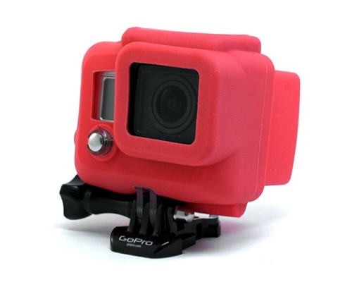 Силіконовий чохол, ніжки для боксерської екшн камери GoPro Hero 3, 3+, 4, 4+ - червоний (Арт. XTGP99)
