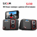 Экшн-камера SJCAM SJ30 Dual Lens - комплектация Standard Combo — экшн-камера 8K с двумя объективами и поворотным экраном