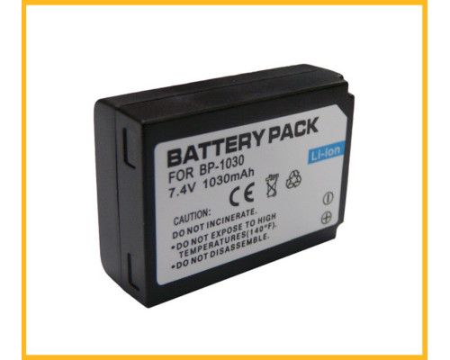 Акумулятор BP-1030 (BP1030) - аналог для камер SAMSUNG NX200, NX210, NX1000 - 1030 ma
