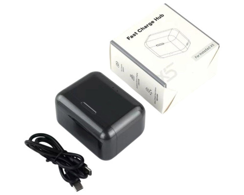 Зарядное устройство (charge hub) JH-X5-02 для 2-х аккумуляторов Insta360 X5