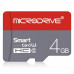 Карта памяти Microdrive Micro SD/TF 4 GB (10 class) с адаптером для SD