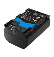 Аккумулятор LP-E6P (LP-E6, LP-E6NH) для камер CANON EOS R, R5, EOS R5 Mark II, R6, R6 Mark II, R6 Mark III, R7 аналог на 2400 ма