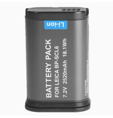 Акумулятор BP-SCL6 (Leica 19531) для камер Leica Q2, Q3, SL2, SL2-S, SL3, SL3-S — аналог 2520 ma