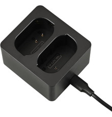 Зарядний пристрій з USB — TYPE-C для 2 акумуляторів Leica BP-SCL6 (Leica 19531) для камер Leica Q2, Q3, SL2, SL2-S, SL3 SL3-S