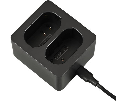 Зарядное устройство с USB - TYPE-C для 2-х аккумуляторов Leica BP-SCL6 (Leica 19531) для камер Leica Q2, Q3, SL2, SL2-S, SL3 SL3-S