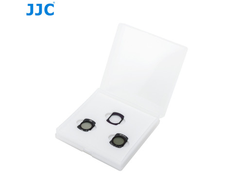 Набор светофильтров JJC (CPL+VND ND2-32+Black Diffusion 1/4) для DJI Osmo Pocket 3 / 4 (код F-PK3) - 3 шт