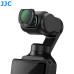 Набор светофильтров JJC (CPL+VND ND2-32+Black Diffusion 1/4) для DJI Osmo Pocket 3 / 4 (код F-PK3) - 3 шт