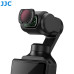 Набор светофильтров JJC (CPL+VND ND2-32+VND ND64-1000+Black Diffusion 1/4) для DJI Osmo Pocket 3 / 4 (код F-PK4NDV) - 4 шт