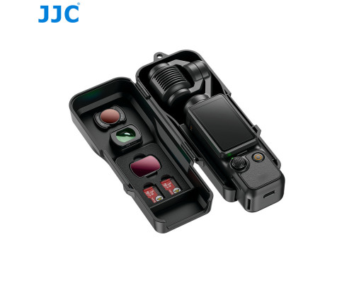 Пластиковый кейс, чехол, футляр JJC PC-OP4 Black для DJI Osmo Pocket 3 / 4  - черный