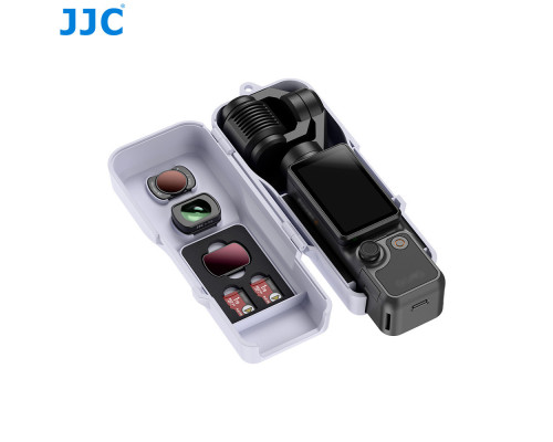 Пластиковый кейс, чехол, футляр JJC PC-OP4 PURPLE для DJI Osmo Pocket 3 / 4  - фиолетовый