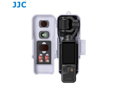 Пластиковый кейс, чехол, футляр JJC PC-OP4 PURPLE для DJI Osmo Pocket 3 / 4  - фиолетовый