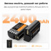 Комплект K&F Concept (KF28.0042) DMW-BLK22 (2 аккумулятора + двухканальное зарядное устройство с LCD-дисплеем) для камер Panasonic