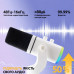 YU8 динамический игровой микрофон для ПК, USB/XLR с шумоподавлением и RGB игровых консолей и смарт-устройств, стриминга - белый