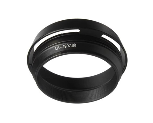 Бленда LH-X100 с адаптером LA-49X100 для FujiFilm X100VI, X100V, X100F, X100T, X100S, X100, X70 (черная)