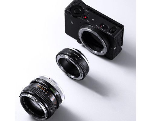 Адаптер K&F Concept FD-L для объективов Canon FD/FL на байонет L-mount (LEICA-L, PANASONIC L, SIGMA L) (код KF06.468)