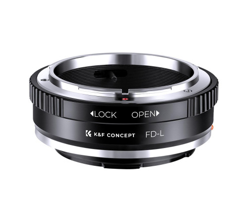 Адаптер K&F Concept FD-L для объективов Canon FD/FL на байонет L-mount (LEICA-L, PANASONIC L, SIGMA L) (код KF06.468)