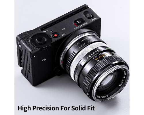 Адаптер K&F Concept FD-L для объективов Canon FD/FL на байонет L-mount (LEICA-L, PANASONIC L, SIGMA L) (код KF06.468)