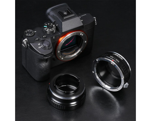 Адаптер K&F Concept EOS-NEX (KF06.069) для объективов Canon EF / EF-S — Sony E (NEX) на байонет Sony E