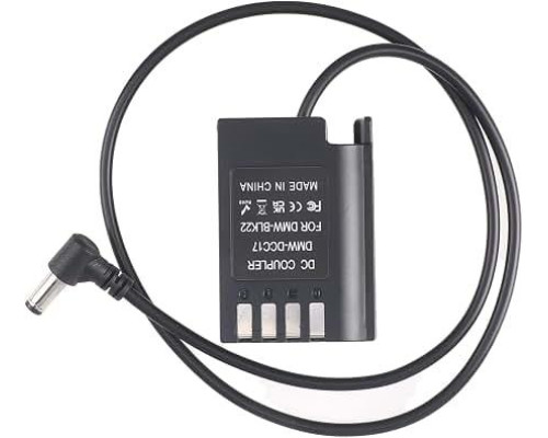Сетевой адаптер DMW-AC10 + DMW-DCC17 (совместим с аккумулятором DMW-BLK22) для камер Panasonic питание от сети