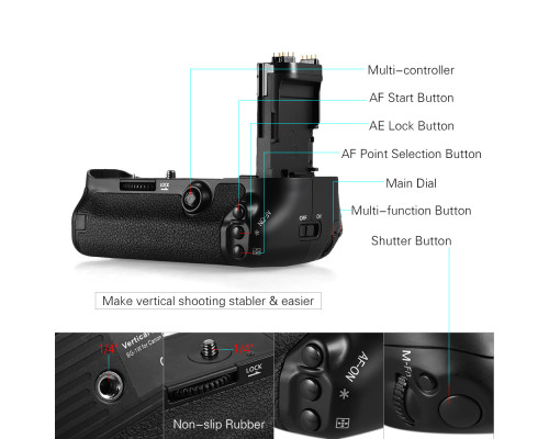 Батарейний блок BG-E20 (аналог) для CANON 5D Mark IV