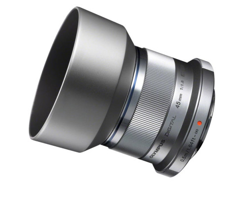 Бленда LH-40B (срібна) для об'єктиву Olympus M.ZUIKO DIGITAL 45 мм 1:1,8
