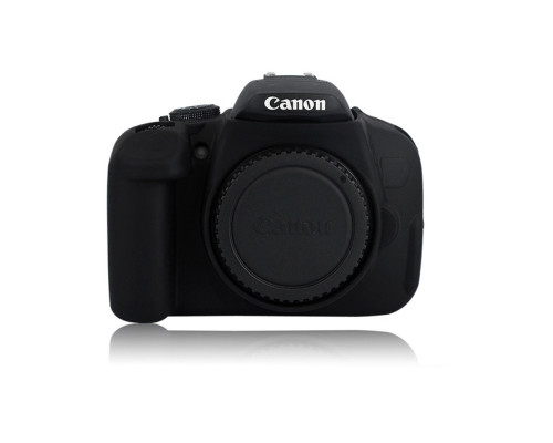 Захисний силіконовий чохол для фотоапаратів Canon EOS 600D, 650D, 700D - чорний