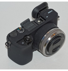 Захисний силіконовий чохол для фотоапаратів SONY A6000 - чорний