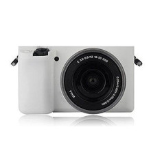 Захисний силіконовий чохол для фотоапаратів SONY A6000 - білий