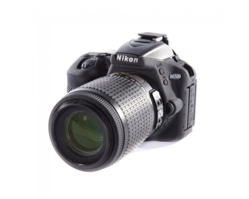 Захисний силіконовий чохол для фотоапаратів Nikon D5500, D5600 - чорний