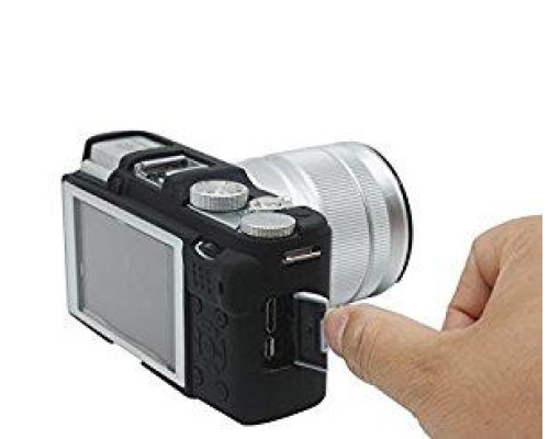 Захисний силіконовий чохол для фотоапаратів FujiFilm XA2, XA1, XM1, XM2 - чорний